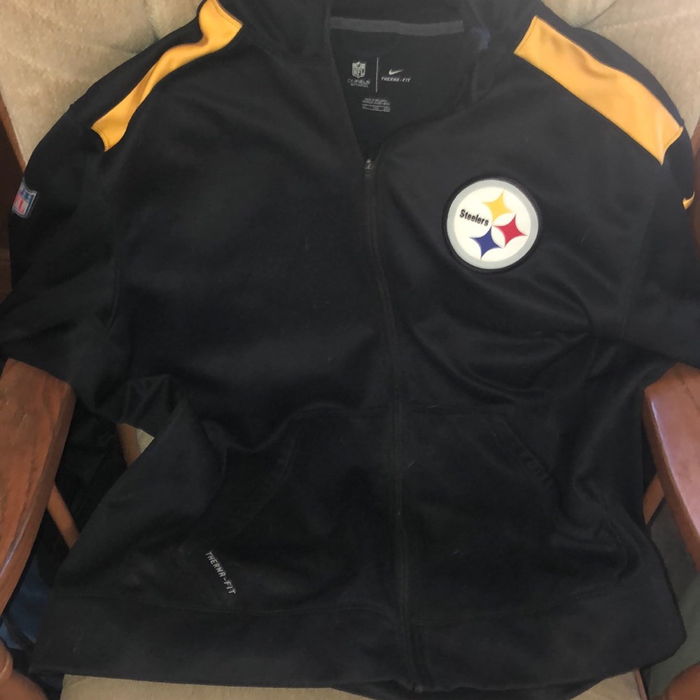 Men’s Nike Pittsburgh Steelers full zip hoodie